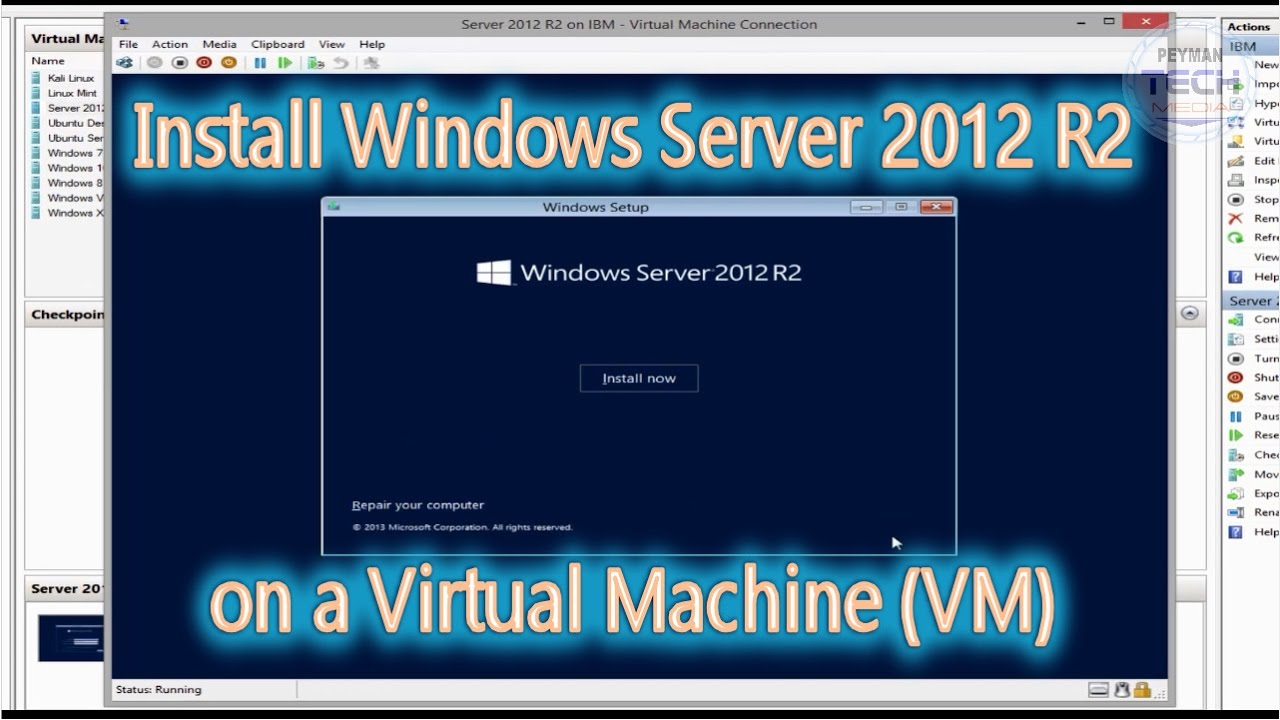 install server 2012 r2